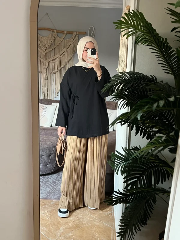 Side Tie Blouse