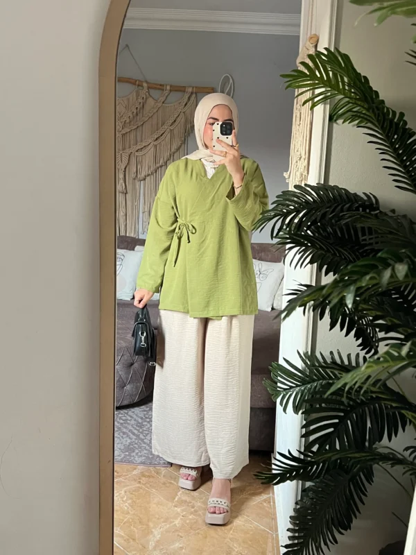 Side Tie Blouse