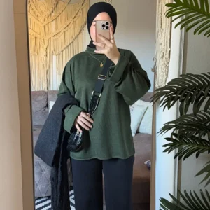 basic oversized sweater for women
