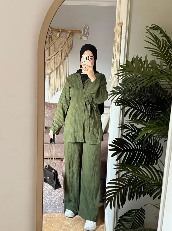 Green Casual summer suit Freska Summer Suit