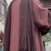 Oversize Brown Long chemise for women