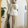 WHIT BUTONNED COTTON SHIRT FOR WOMEN (3) WHIT BUTONNED COTTON SHIRT FOR WOMEN