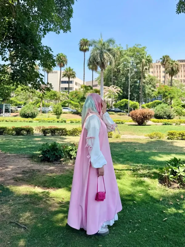 pink modest dress (1) Fayounka Dress