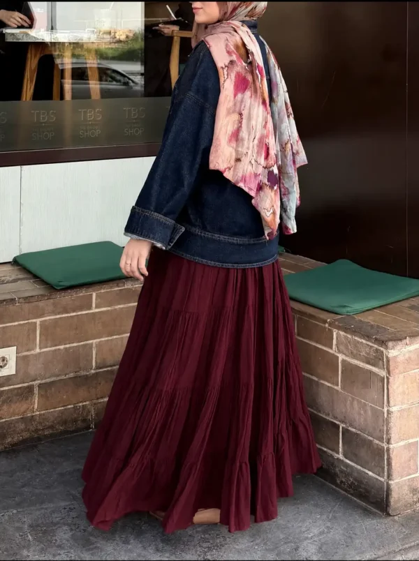 luna skirt burgundy color Luna Skirt